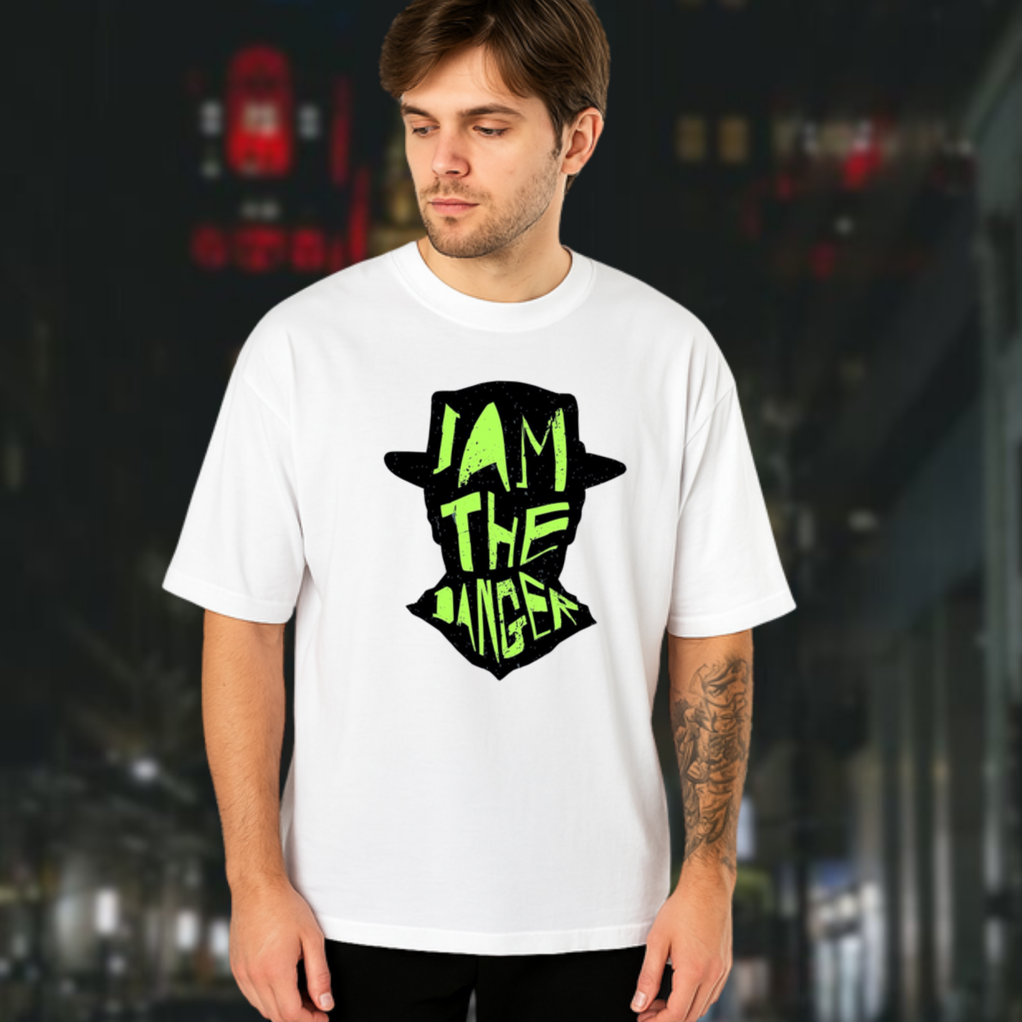 Iam The Danger Premium Oversize  T-shirt | Oversize T-Shirt | Braking Bad