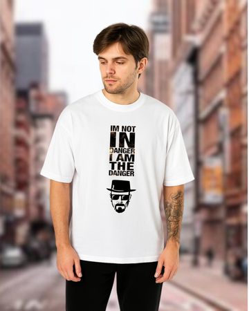 Iam Not in Danger Premium Oversize  T-shirt | Oversize T-Shirt | Braking Bad