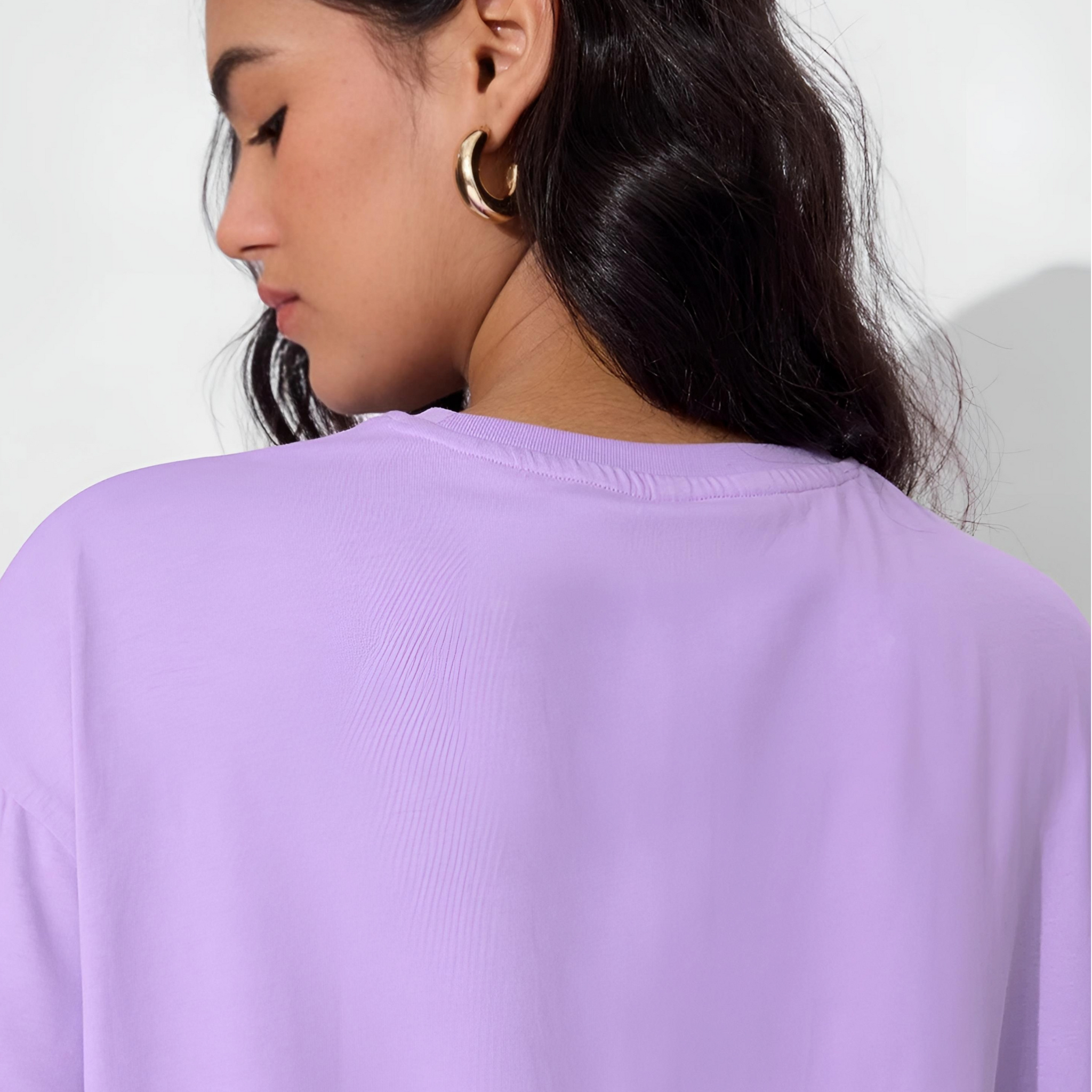Solid Purple Premium Cotton | Perfect for Casual & Streetwear