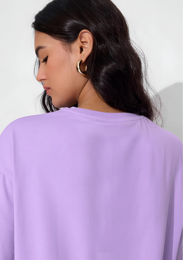 Solid Purple Premium Cotton | Perfect for Casual & Streetwear