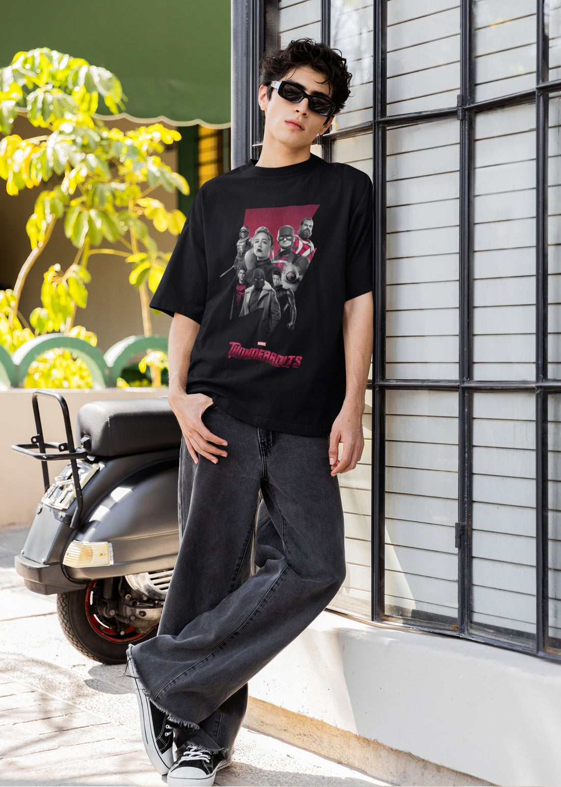 Thunderbolts Strike Tee – Not Super, Not Heroes, Not Giving Up | Premium oversize Tshirt
