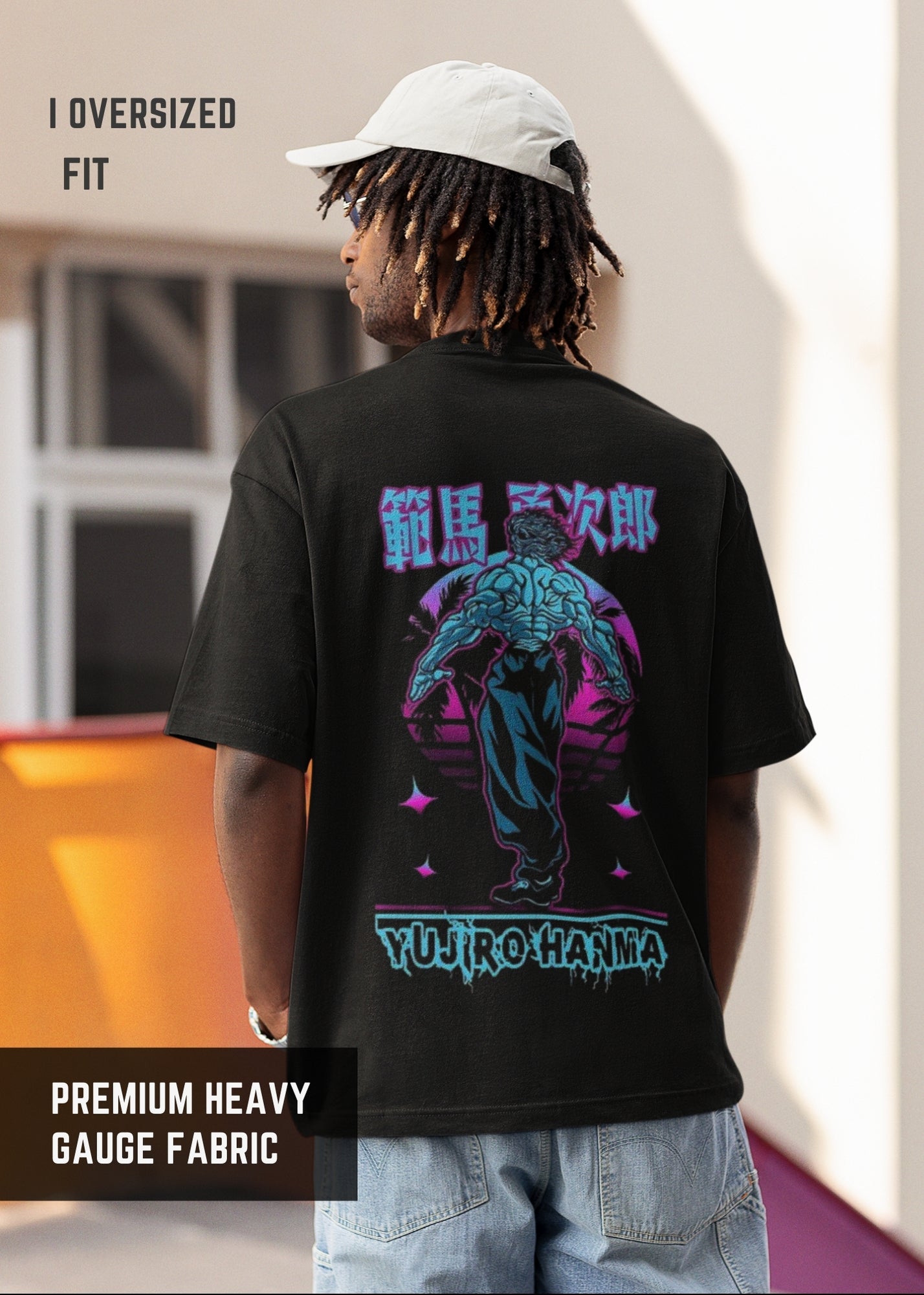 Hanma Anime streetwear Oversized | Premium oversize Tshirt