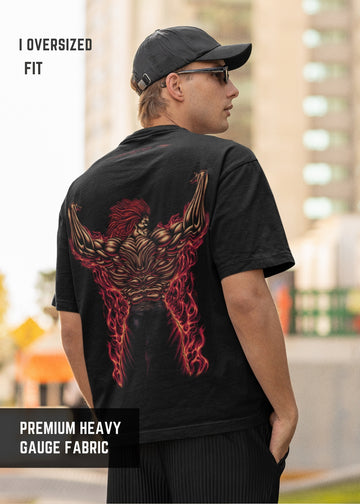 Hanma Time Anime streetwear Oversized | Premium oversize Tshirt