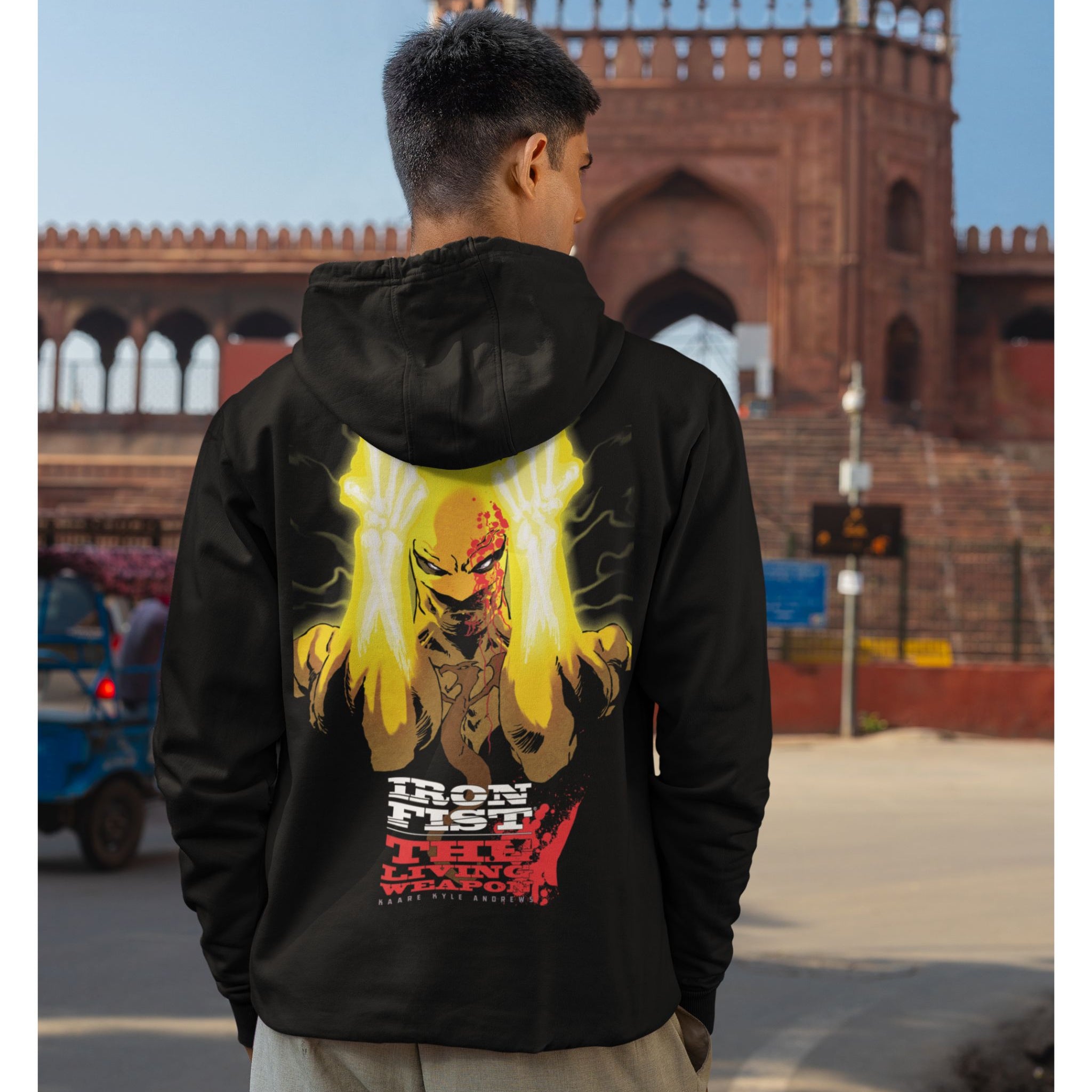 🔥 Iron Fist: The Living Weapon Hoodie – Street Style Meets Superpower 🔥
