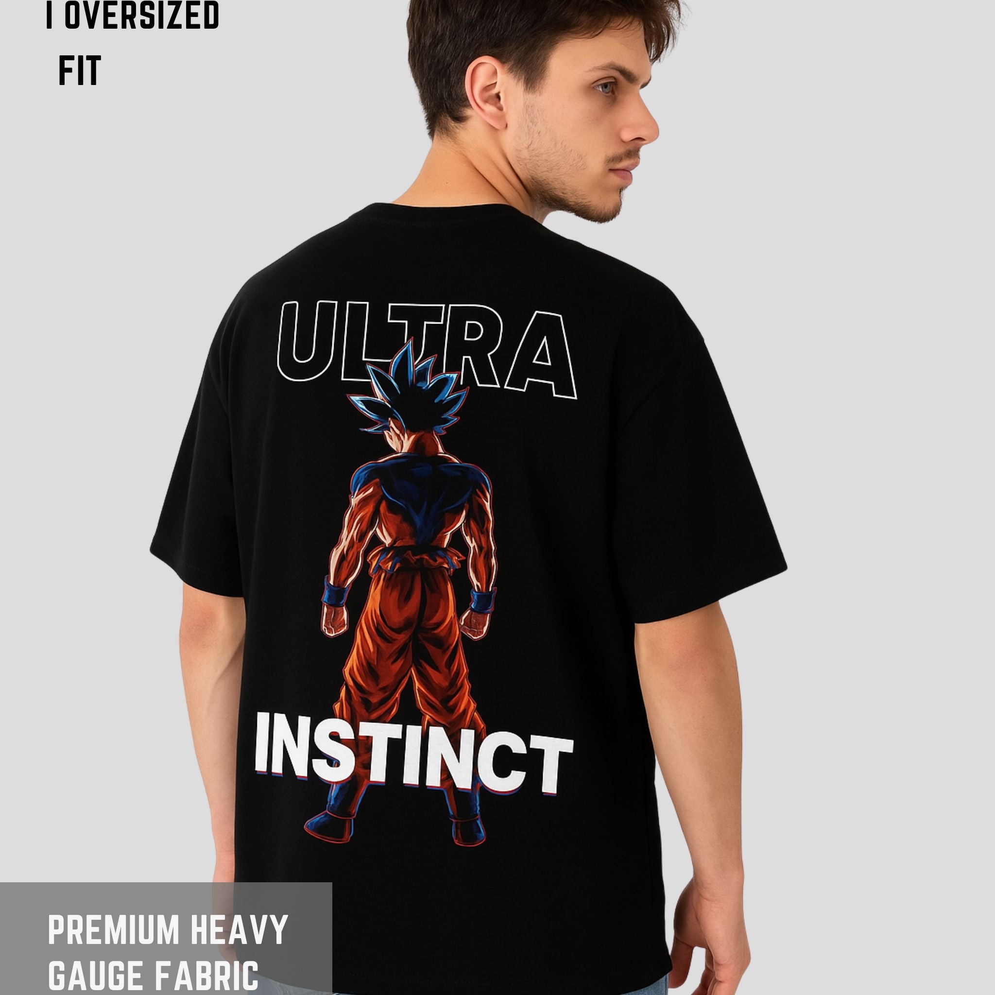 Dragonball Oversize Roundneck Black T-Shirt