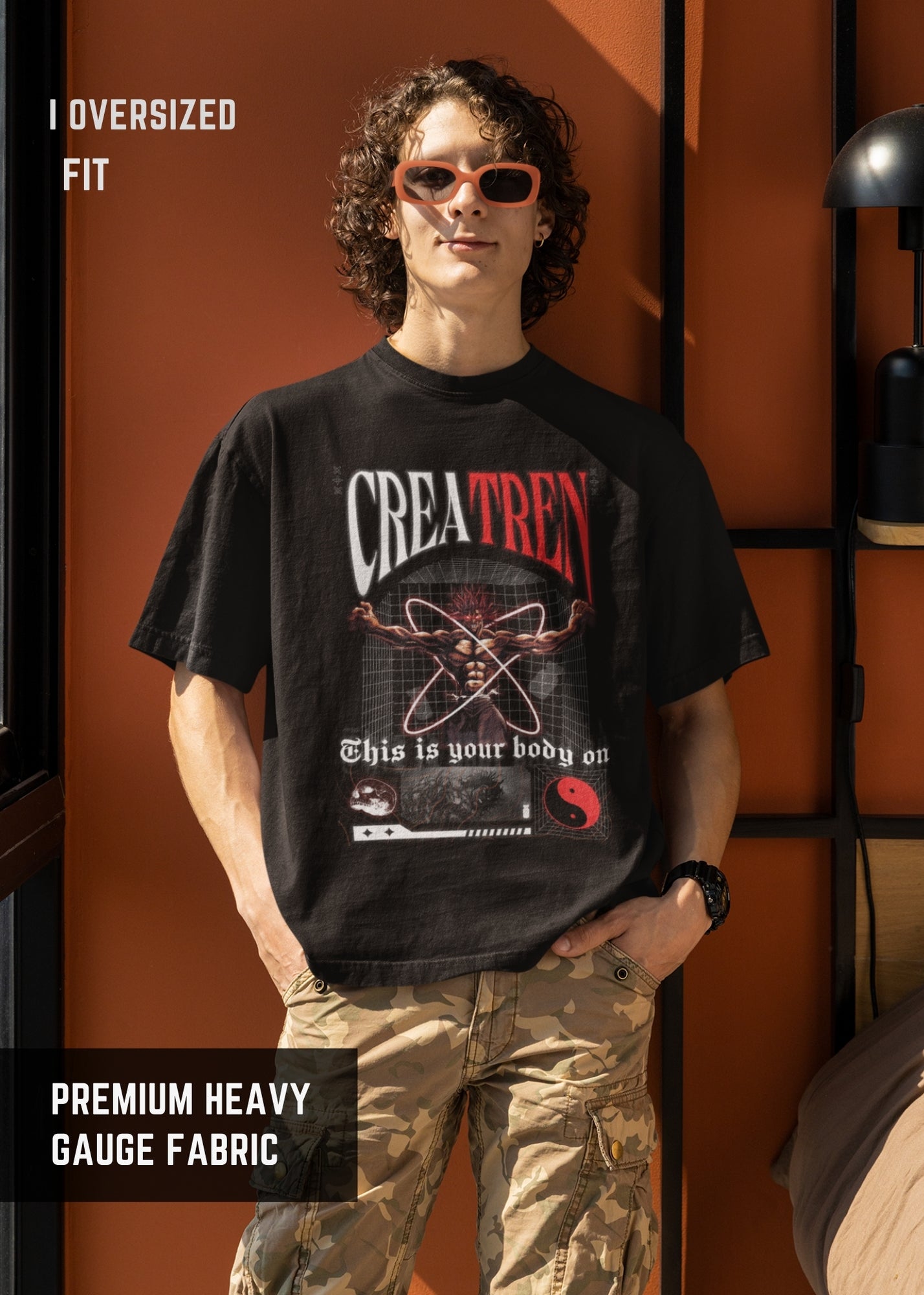 Creatren Anime streetwear Oversized | Premium oversize Tshirt