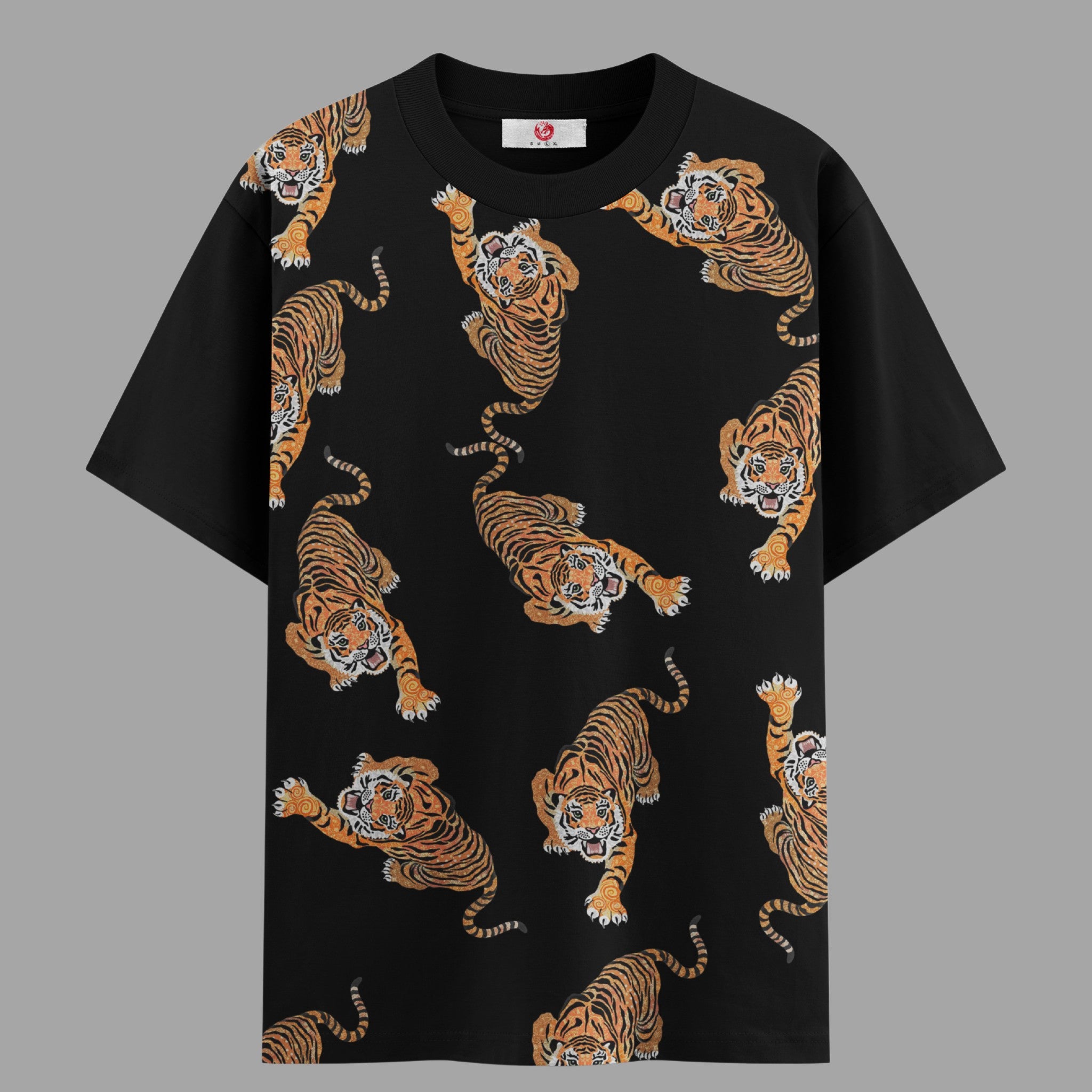 Tigers Printed Premium Cotton | Perfect for Casual & Streetwear Looks