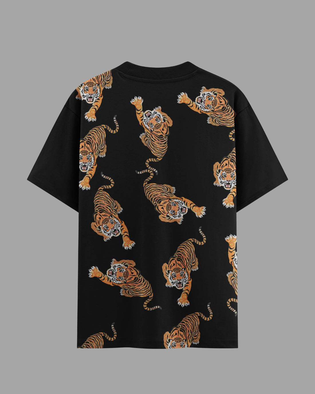Tigers Printed Premium Cotton | Perfect for Casual & Streetwear Looks