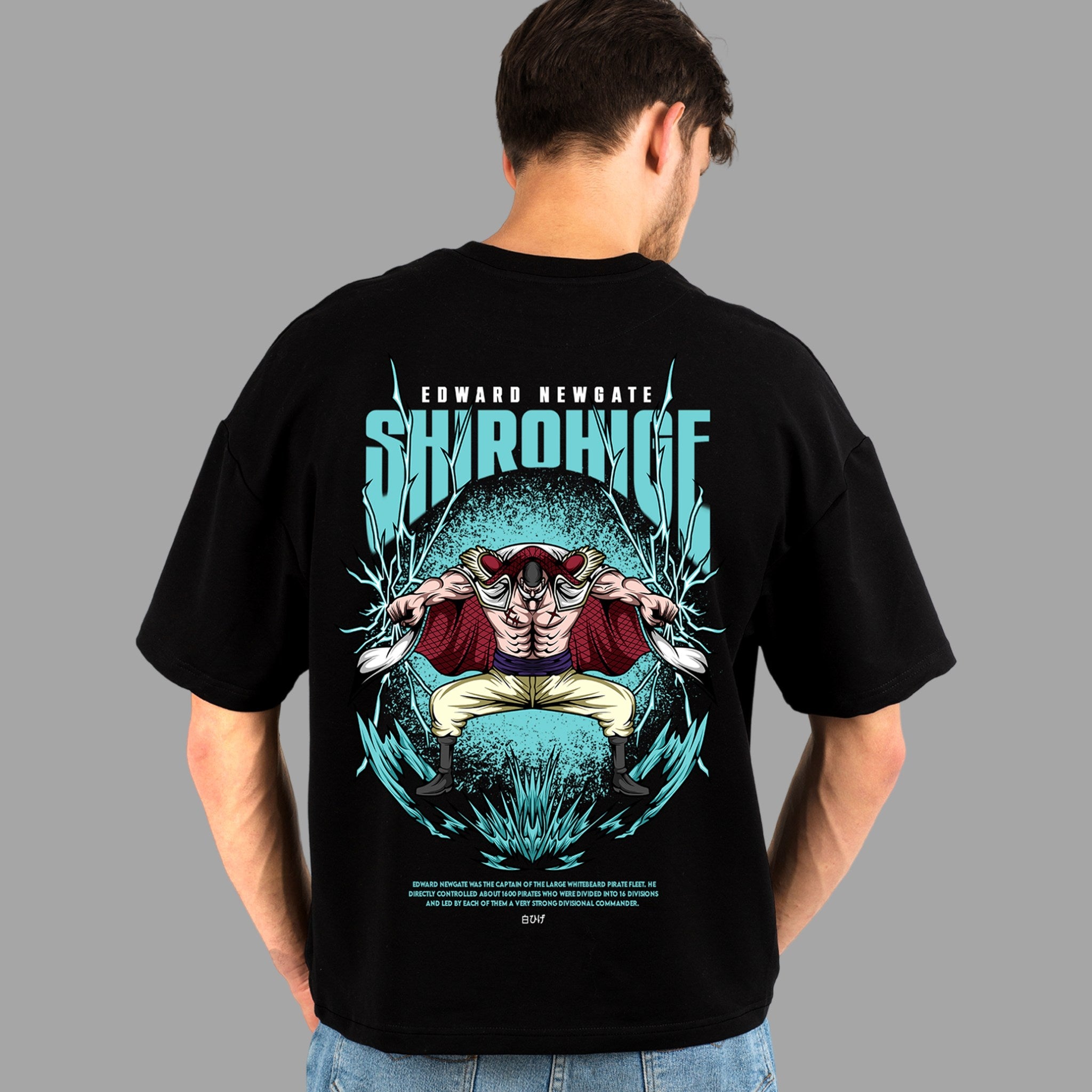 One piece shiro Printed Oversized T-Shirt
