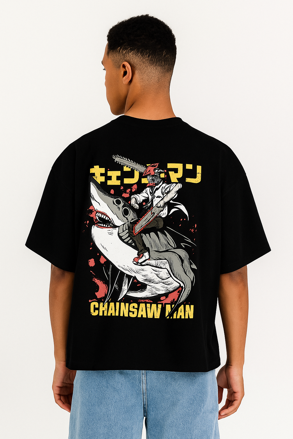 Blood Surge Shark Slayer Oversized Tee