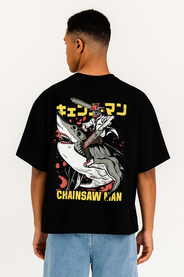 Blood Surge Shark Slayer Oversized Tee
