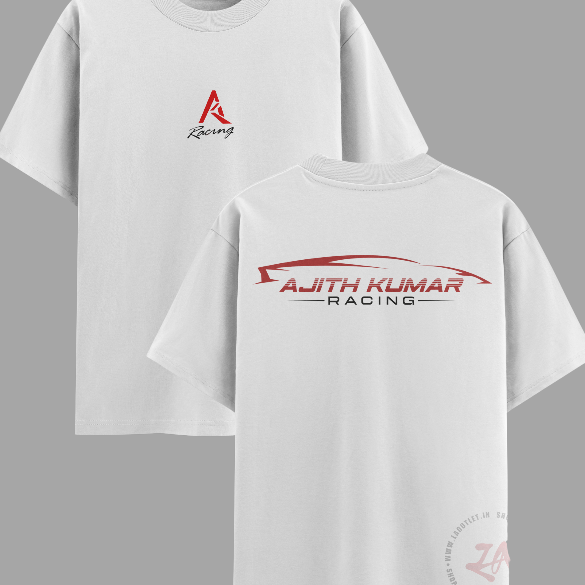 AK version iii Premium Cotton | Oversized white T-Shirt