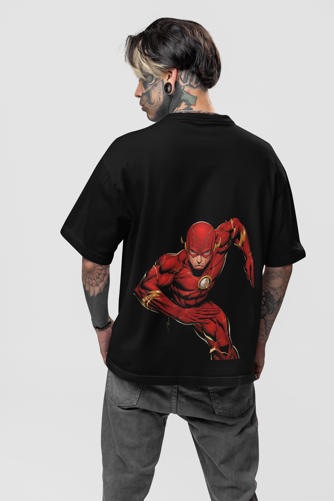 Flash Premium Oversize Printed T-shirt | Oversize T-Shirt