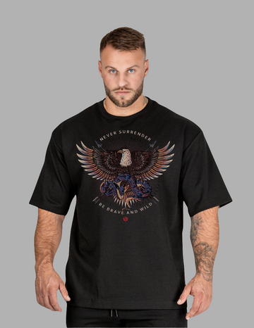 Never surrender Premium Cotton | Perfect for Casual & Streetwear Looks