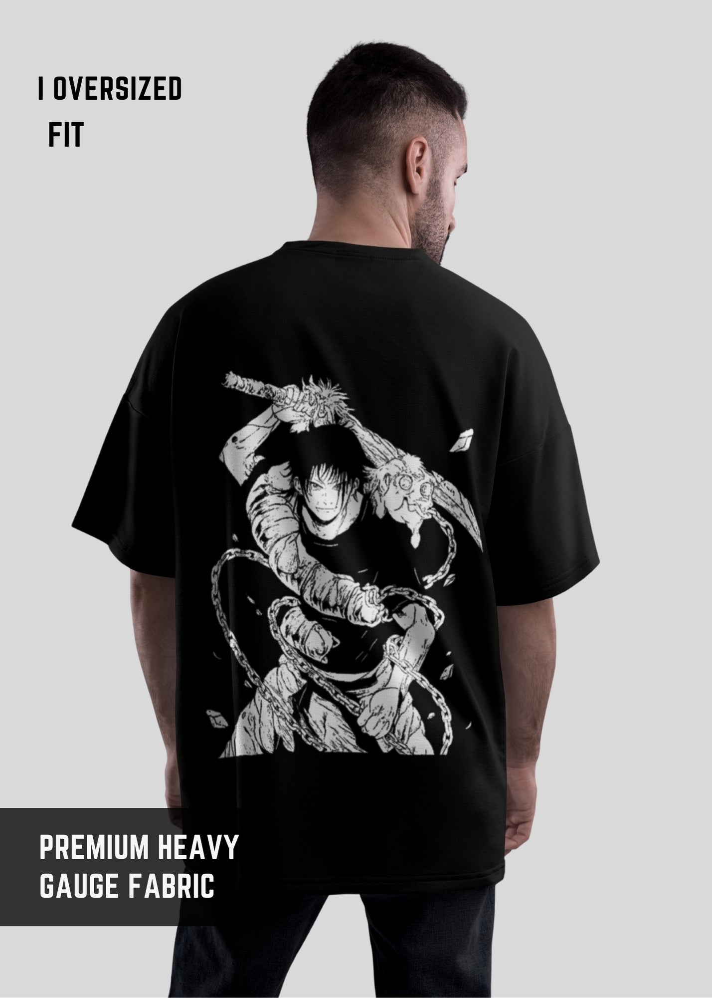 Unleash the Sorcerer Killer - Toji Fushiguro is here | Oversized Anime Graphic T-shirt |