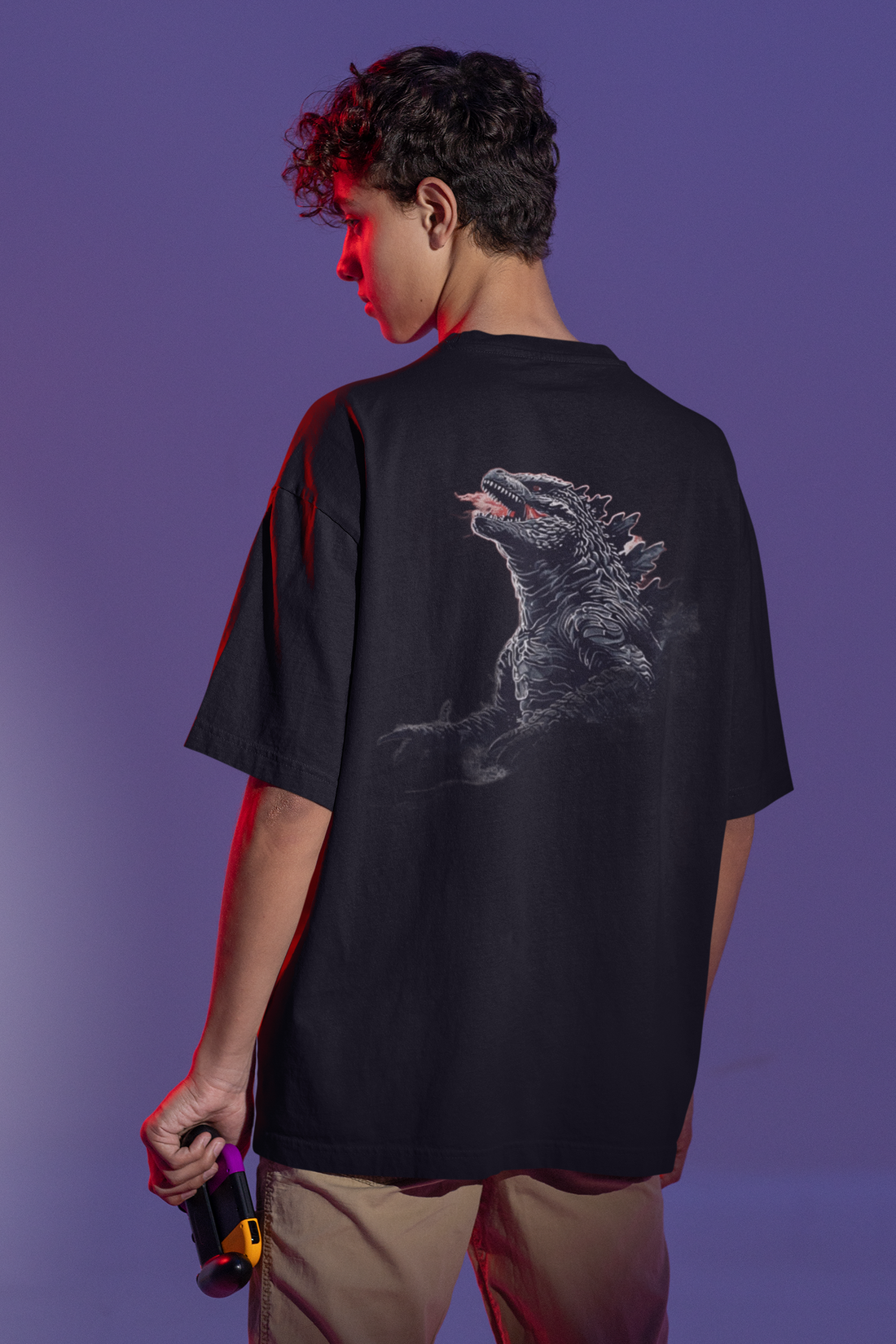 Godzilla Oversized tee – Unisex | Front & Back Print