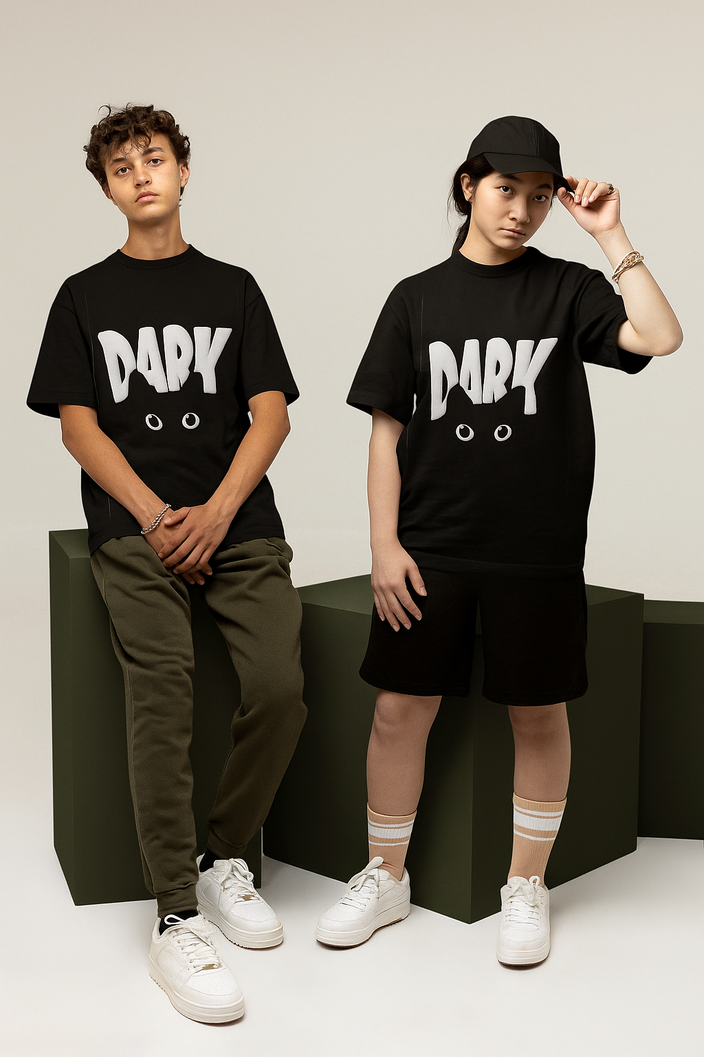 MAU Dark Puff | Premium Graphic T-Shirt – Limited Edition | Oversized Streetwear T-shirt – Unisex | Black