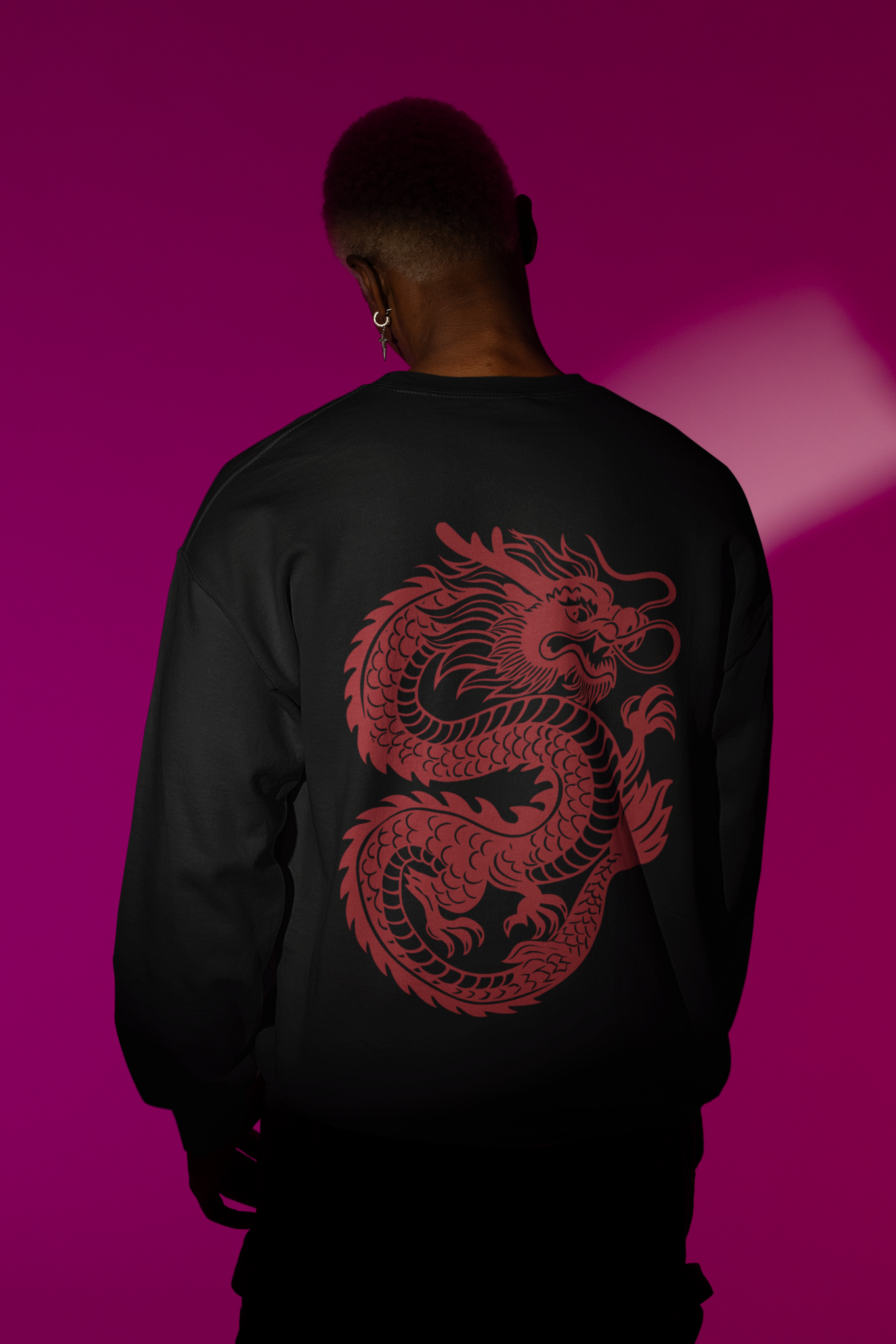 Red Dragon  Sweatshirt - Bold Streetwear with Iconic Design