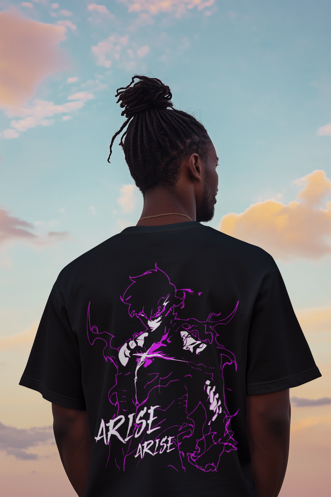 Solo Leveling Hunter's Creed T-Shirt – Shadow Monarch Edition
 | Premium Graphic – Limited Edition | Oversized Streetwear T-shirt – Unisex | Black