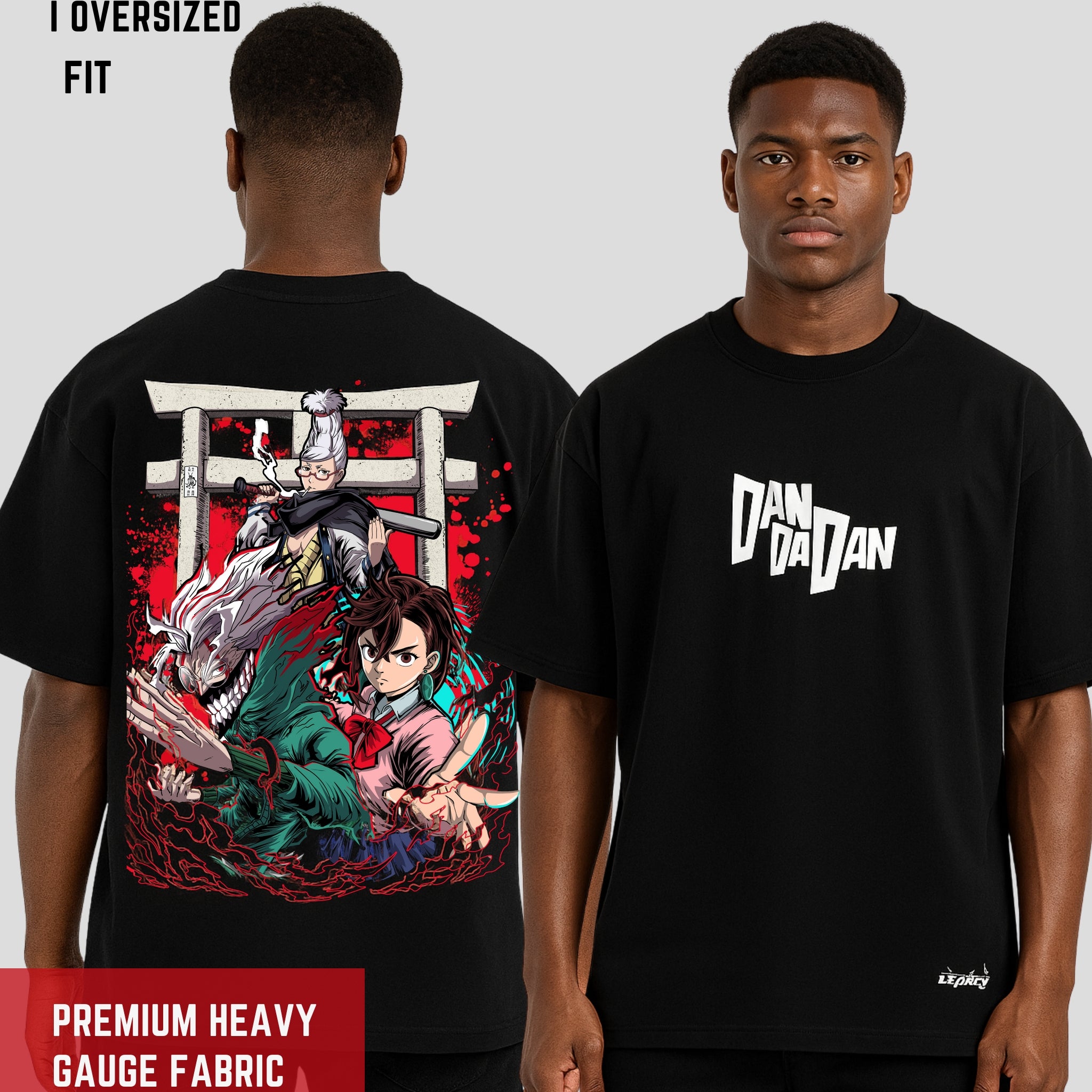 Dan Da Dan Premium Oversized Anime-Inspired Graphic T-Shirt – Heavy Gauge Fabric | Oversized tshirt