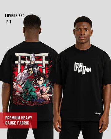 Dan Da Dan Premium Oversized Anime-Inspired Graphic T-Shirt – Heavy Gauge Fabric | Oversized tshirt