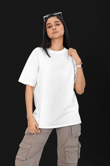 Premium Women's Oversize Plain T-shirt | Oversize T-Shirt