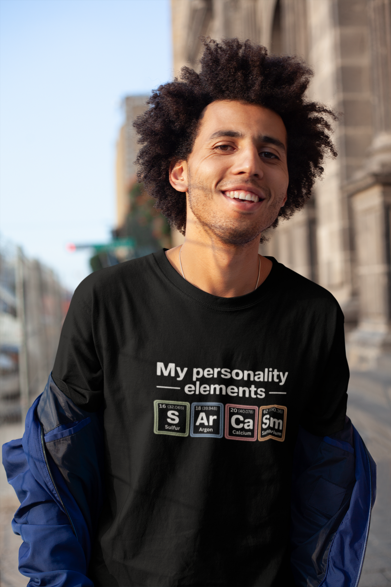 My Personality Elements - Funny Science T-Shirt – Sarcasm Periodic Table Tee