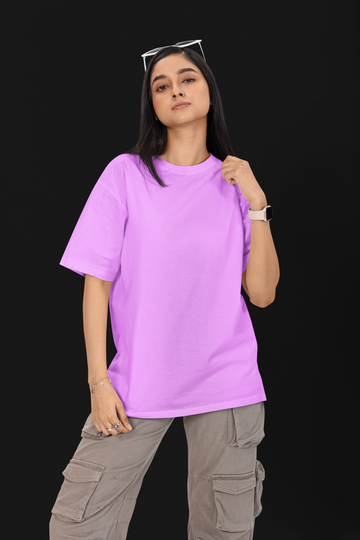 Premium Women's Oversize Plain T-shirt | Oversize T-Shirt