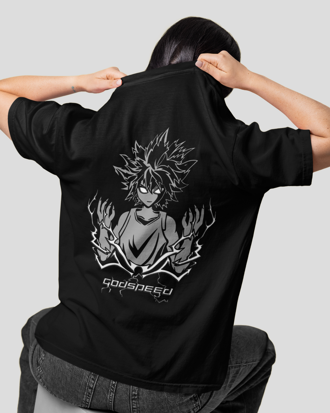 Unleash your innerspeed - " The GodSpeed " Oversized tshirt