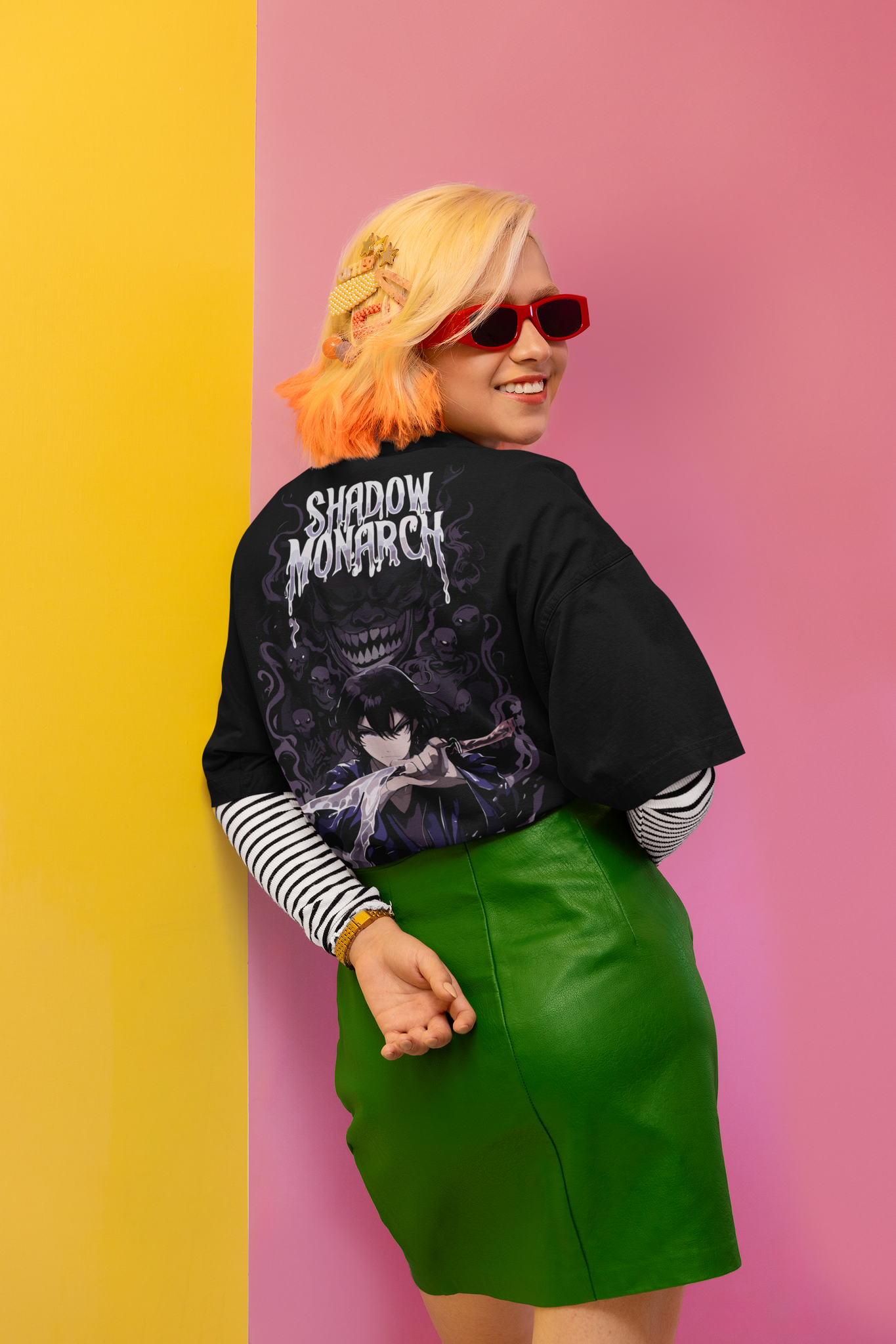 Solo Leveling - Shadow Monarch Edition | Premium Graphic – Limited Edition | Oversized Streetwear T-shirt – Unisex | Black