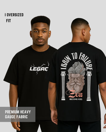 Legacy Zeus Oversized T-Shirt – Premium Heavy Gauge Fabric | Oversized tshirt