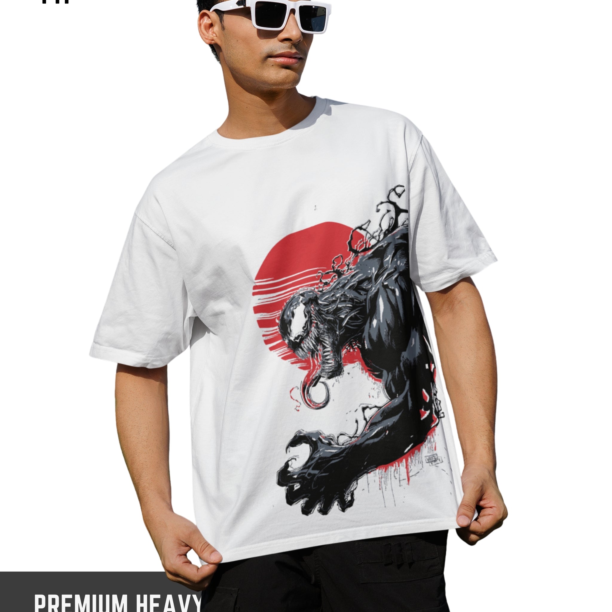 Venom-Inspired Oversized T-Shirt