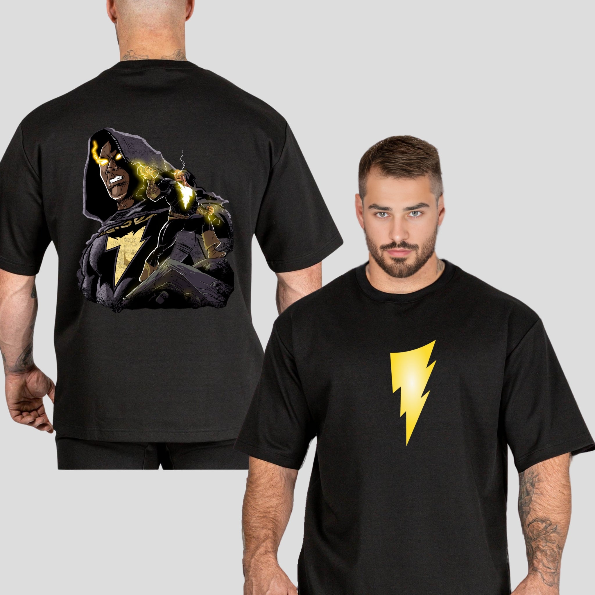 Black Adam Premium Cotton | Oversized T-Shirt