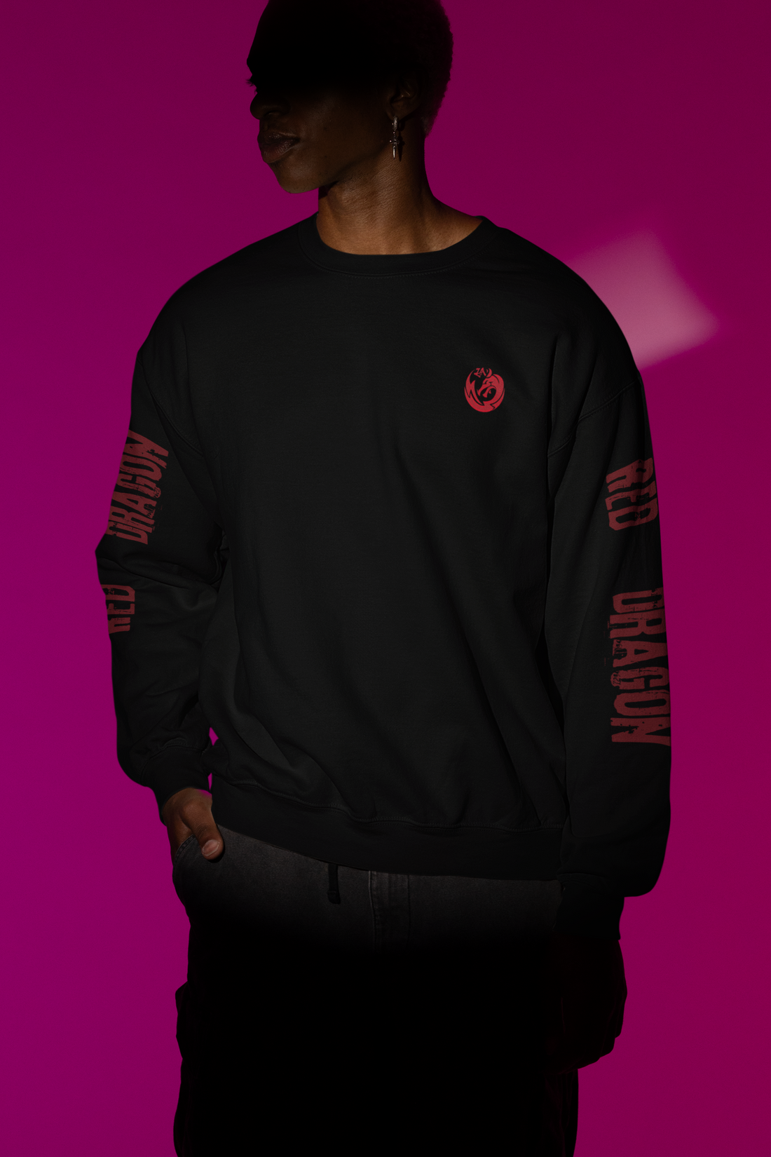 Red Dragon  Sweatshirt - Bold Streetwear with Iconic Design