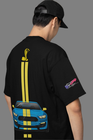 Ford Mustang GT500 Premium Graphic T-Shirt – Limited Edition | Oversized Streetwear Tee – Unisex | Black