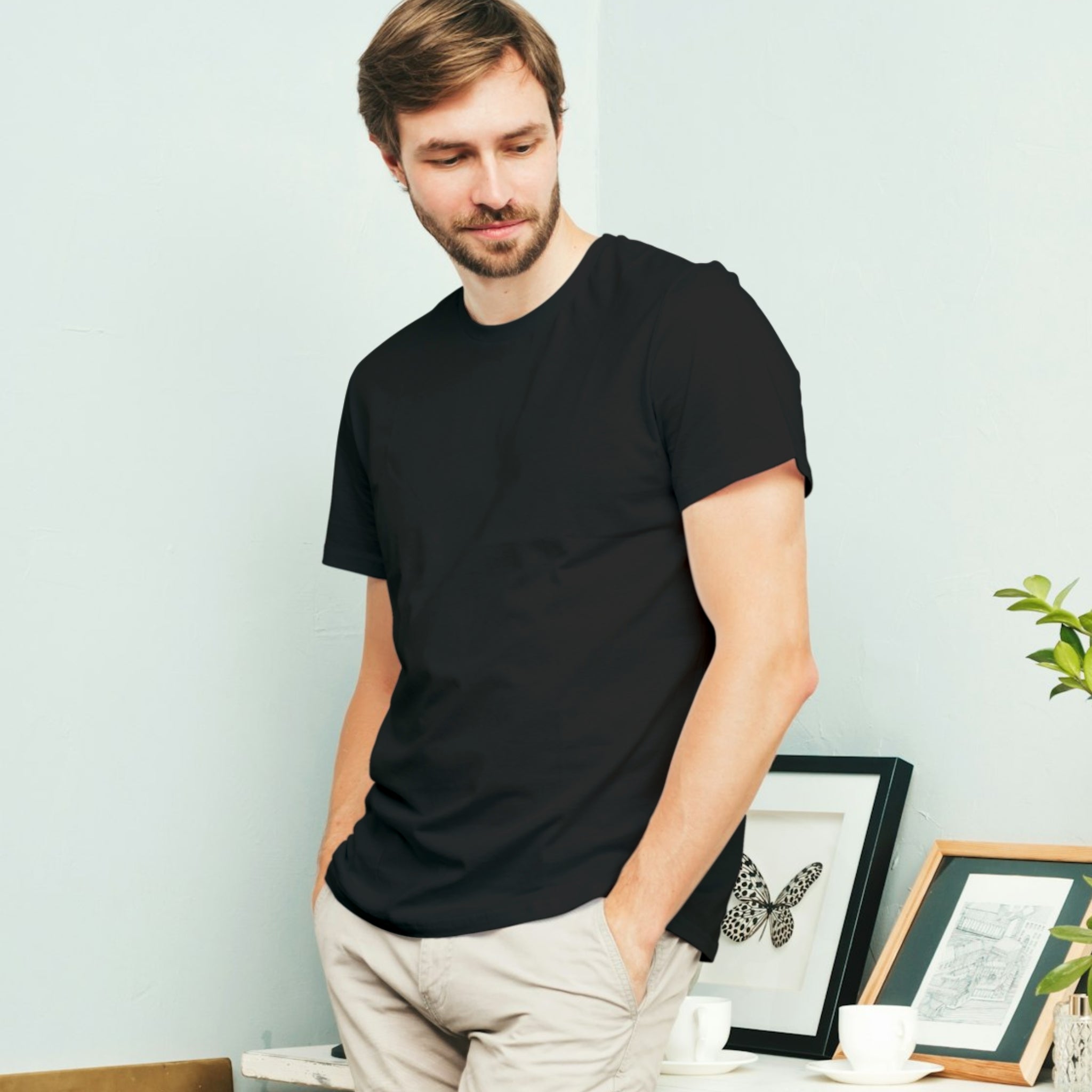 Solid Premium Cotton | Classic Fit T-Shirt