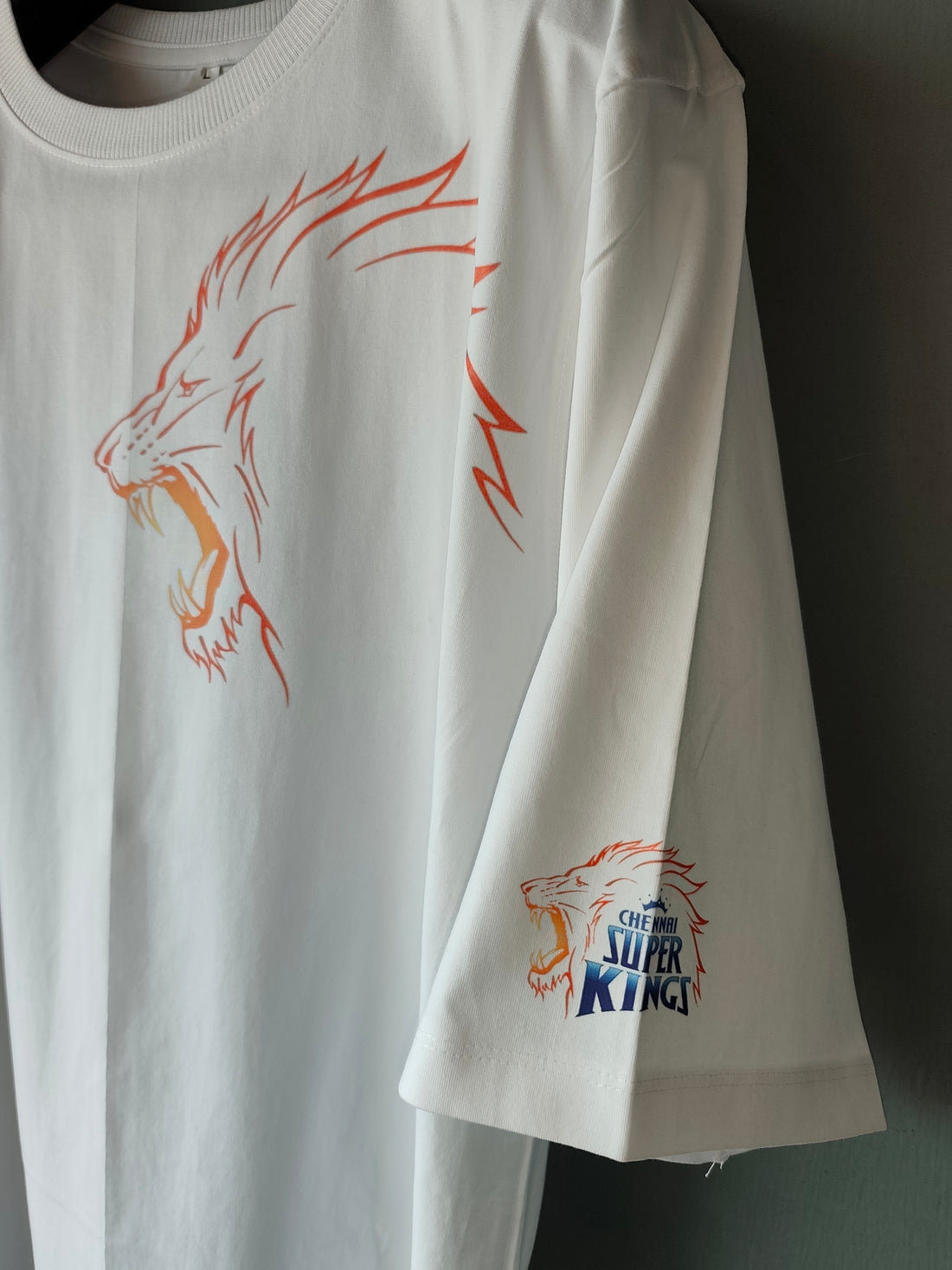 CSK IPL Chennai super kings  Premium Lycra Cotton | Oversized T-Shirt