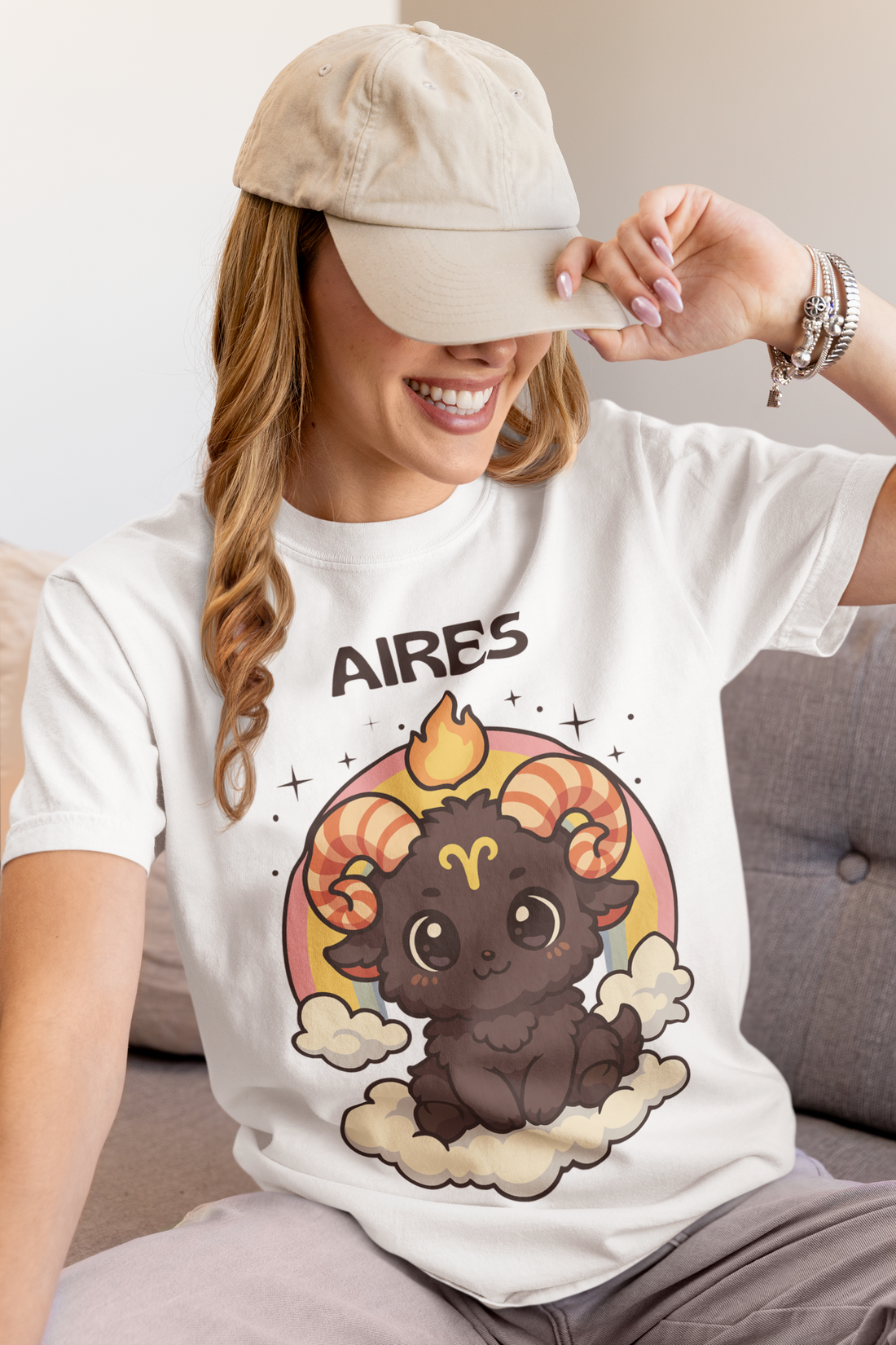 Aries Zodiac Premium Classic Fit Half-Sleeve Plain White T-shirt | Plain T-Shirt