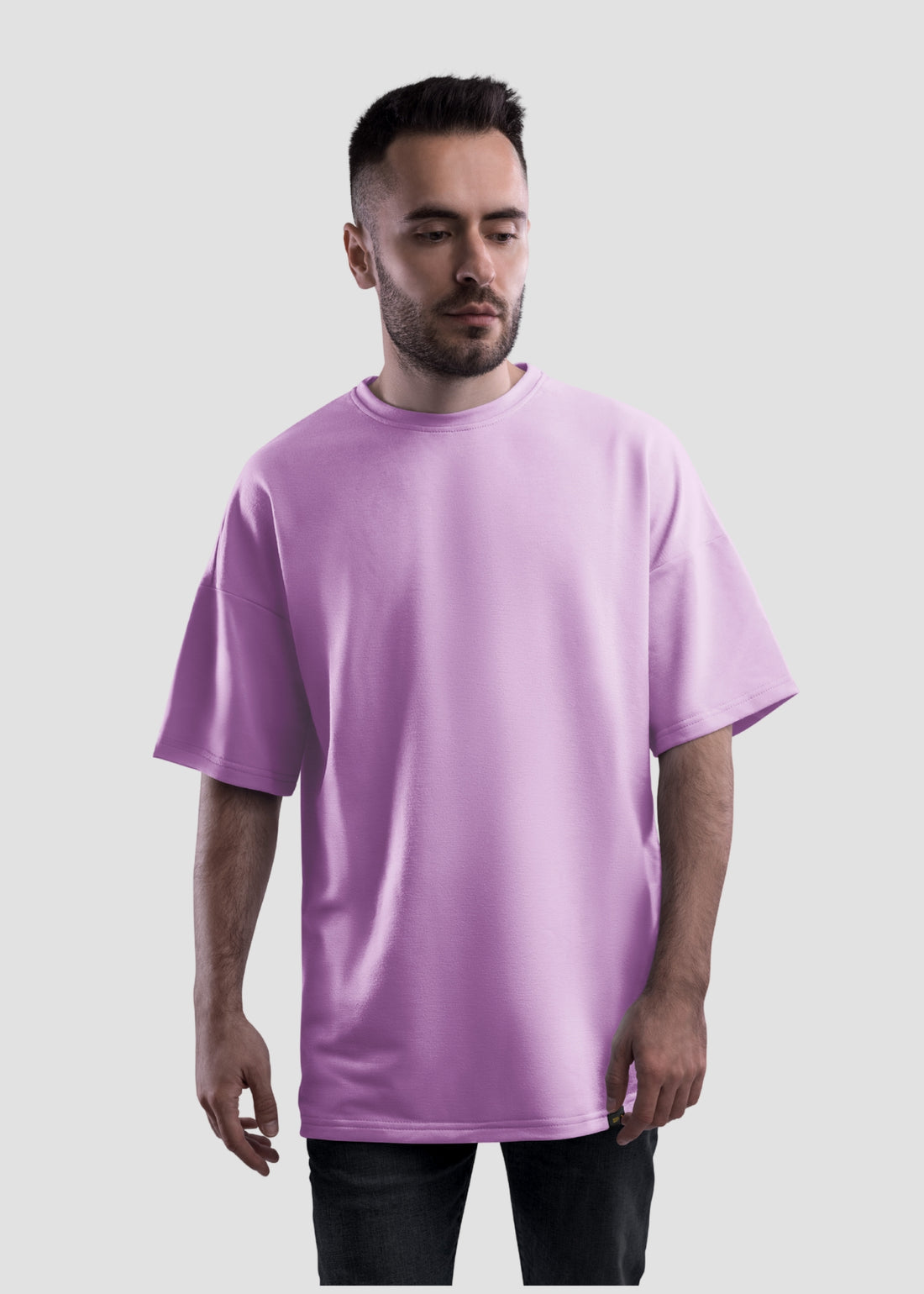Premium Oversize Printed T-shirt |Purple Oversize T-Shirt ( Pack of 2 )
