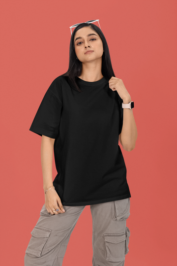 Premium Women's Oversize Plain T-shirt | Oversize T-Shirt