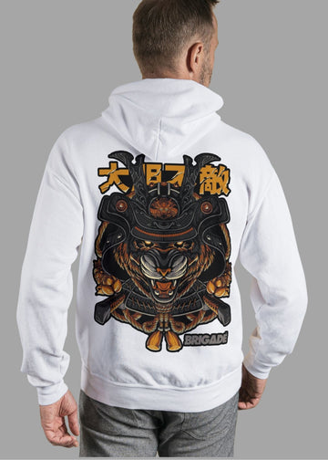 "BRIGADE" Hoodie — where streetwear meets samurai strength.