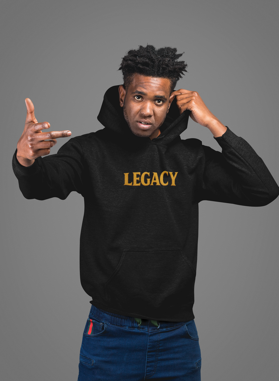 Pharaoh Lightning God Hoodie – Black & Gold | Streetwear